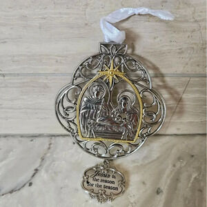 Ganz Holy Family Nativity Ornament Jesus is the Reason for  the Season